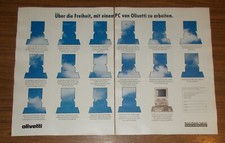 Rara Pubblicità OLIVETTI M290 M380/XP-1-XP 5 Personal Computer - Libertà 1988