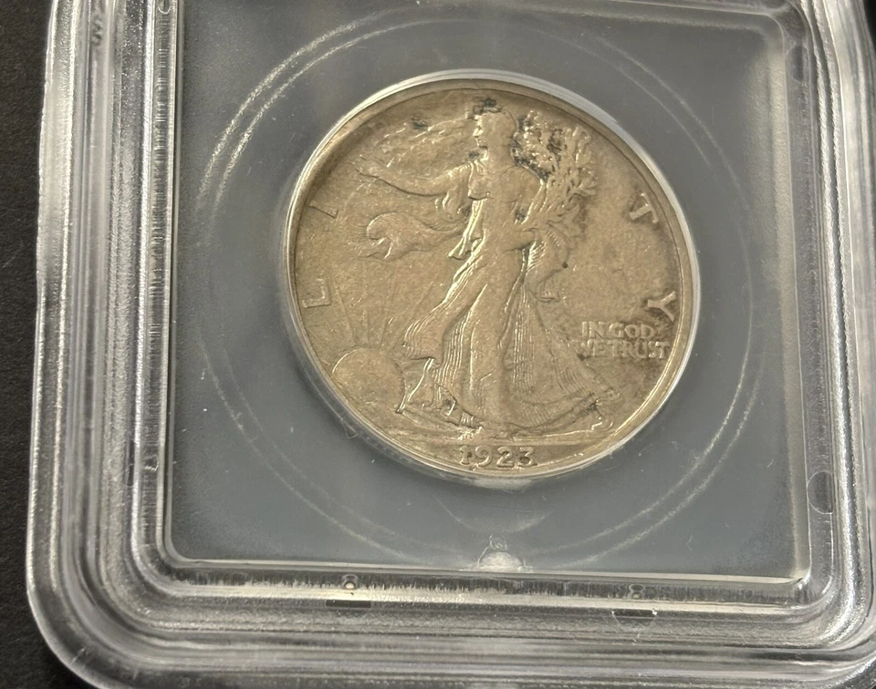 1923-S Walking Liberty Half Dollar, ICG EF40, Better Date , XF, Extra Fine - Image 3 of 4