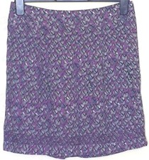 EX White Stuff purple mix lined skirt with pockets BNWOT size 10 SAMPLE
