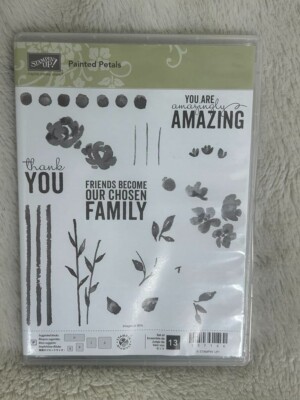 Stampin' Up! Painted Petals - Set of 13 Photopolymer Stamps - #137146