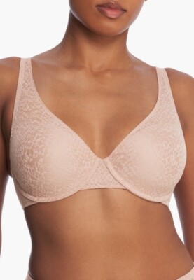 Natori Bra 731318 Pretty Smooth Underwire Contour Light Mocha New Size 36DD