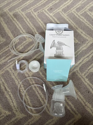 Liquid Shield System, Breast Pump Accessory Kit, (Missing Some Bottle Pieces)