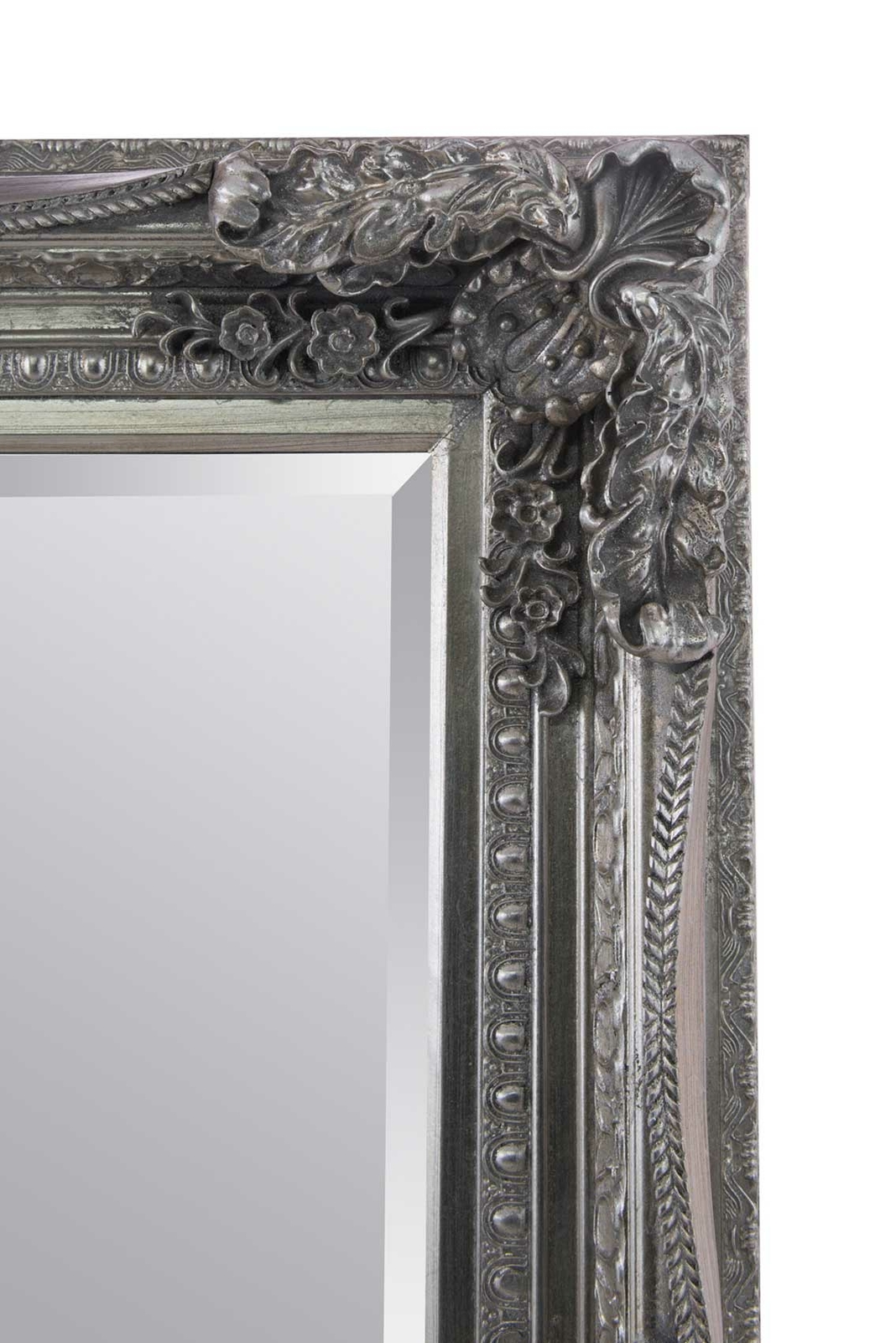 Extra Large Wall Mirror Silver Antique Vintage Full Length 5ft11 x ...