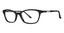 Vera Wang Seshet BK Black Plastic Cat Eye Eyeglasses Frame 50-16-135 RX