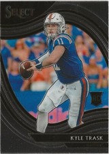 V44) 2021 Panini Select Kyle Trask RC Rookie Card Tampa Bay Buccaneers. rookie card picture