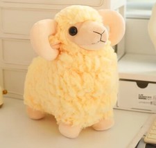 NEW Yellow Sheep 10 Inch Stuffed Animal Plush Toys Toddler Doll Kids Gifts