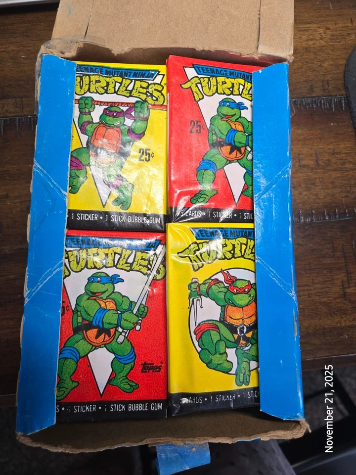 1989 Topps Teenage Mutant Ninja Turtles Trading Card Box of 48 Wax Packs - Image 2 of 4
