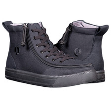 Billy Footwear Men’s High Top Canvas Shoes – Adaptive Zip, Easy On/Off Design