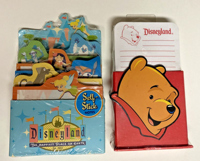 Disney Winnie the Pooh Note Pad & Disney Self Stick Post it Notes - New Sealed