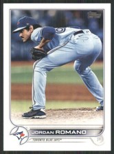 2022 Topps #391 Jordan Romano Toronto Blue Jays 48026
