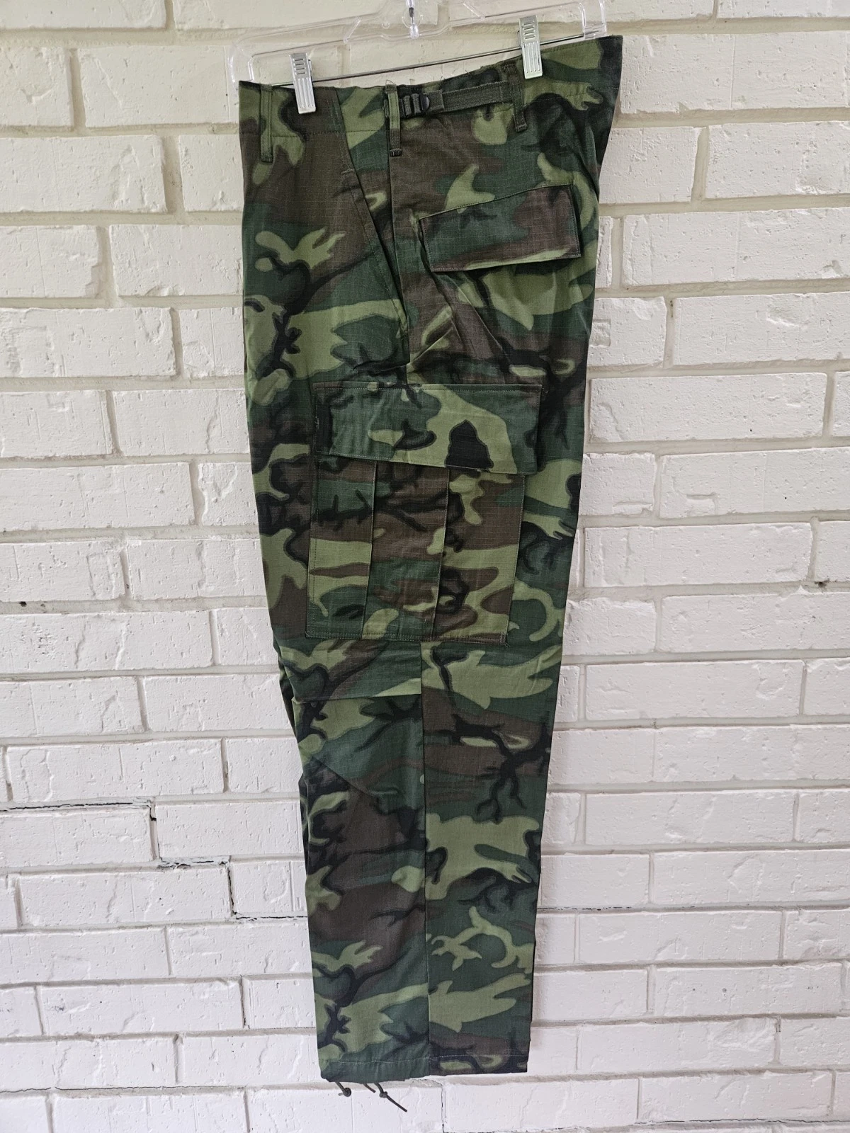 Lg-Reg Vietnam ERDL Jungle Trousers Fatigues Poplin-Mint-New Old Stock Glenn MFG