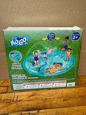 H2OGO 11ft 3-in-1 Kids Sprinkler Splash Pad Outdoor Backyard Water Play Mat New