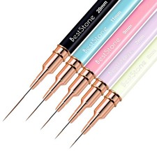 Nail Art Liner Brushes, 5Pcs Professional Gel Polish Painting Art Design Pen Set