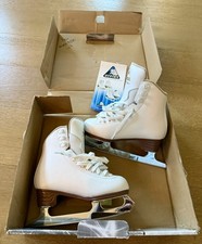 Jackson Mystique Figure Skates with Mark II Blades Size 3.5 White