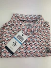 Men’s Original Penguin Layered Umbrella Print Polo Shirt Size Medium/ 31112