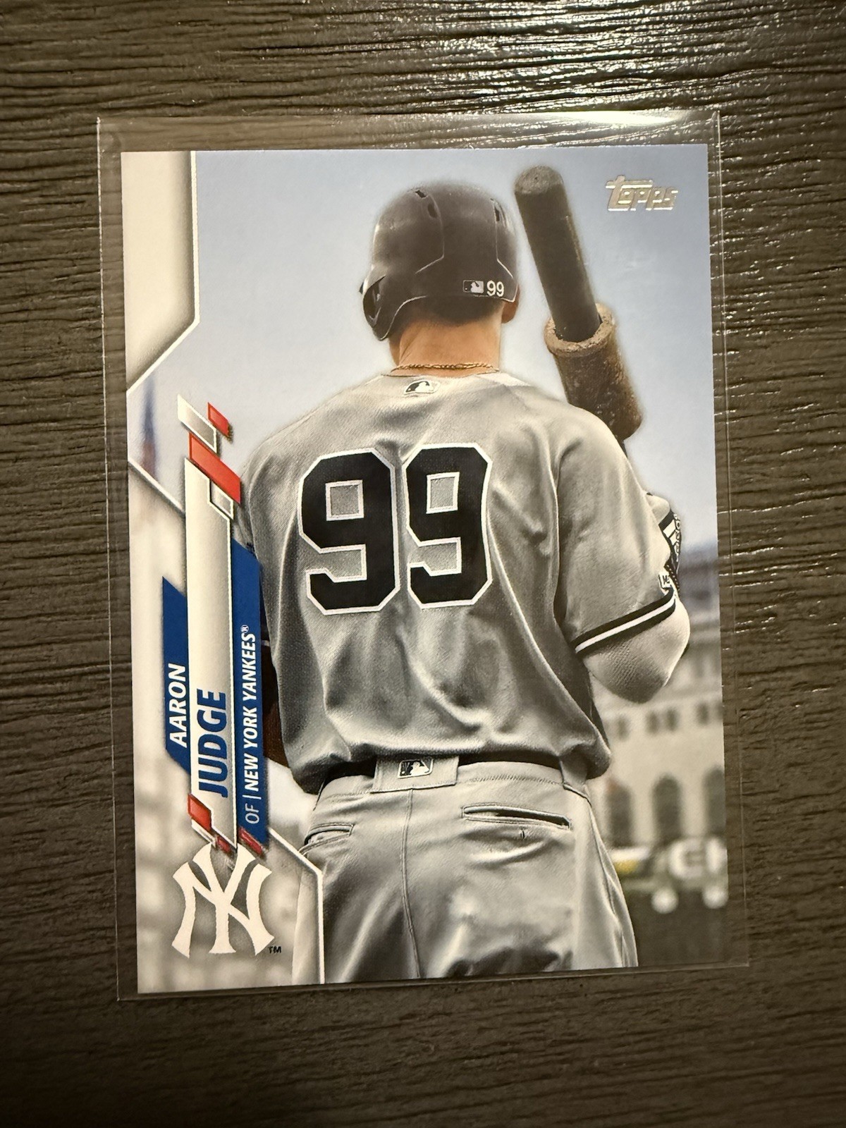 2020 Topps Update Series SSP Photo Variation Aaron Judge #U-15 Back of Jersey