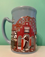 Hersheypark Vintage 2000s Embossed Ceramic Coffee Mug 16oz [LOOSE]