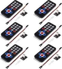6 Sets Infrared IR Wireless Remote Control Module Kits DIY Kit HX1838