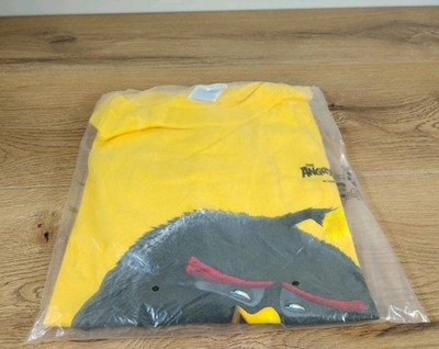ANGRY BIRDS MCDONALDS PROMO T SHIRT GILDAN HEAVY COTTON L NEW SEALED YELLOW BOMB