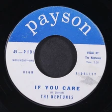 NEPTUNES: if you care / she went that-a-way PAYSON 7" Single 45 RPM