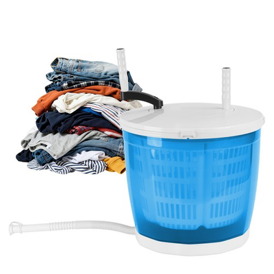 #ad 2 in 1 Non Electric Washing Machine Compact Washer Spin Dryer Hand Washer $69.97