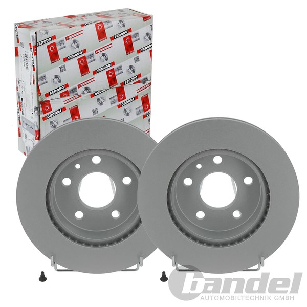 2X Ferodo 276Mm Bremsscheiben BelÜFtet Vorne Passend FüR Mercedes Atego V-KLASSE-image