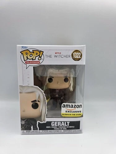 Funko Pop! The Witcher: Geralt #1322 Glow in The Dark - Amazon Exclusive GITD