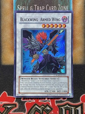 Yugioh Blackwing Armed Wing RGBT-EN041 Super Rare NM