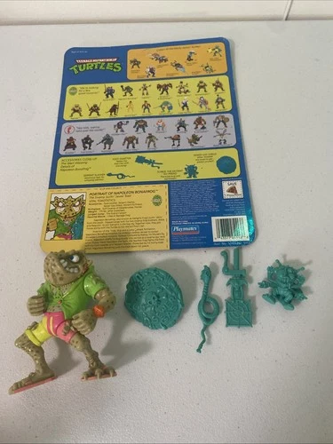 TMNT 1990 NAPOLEON BONAFROG Teenage Mutant Ninja Turtles  Figure w/accessories