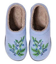 L.L.Bean Women's Daybreak Scuffs, Motif, Seaboard Blue/JessFrank/Blueberries