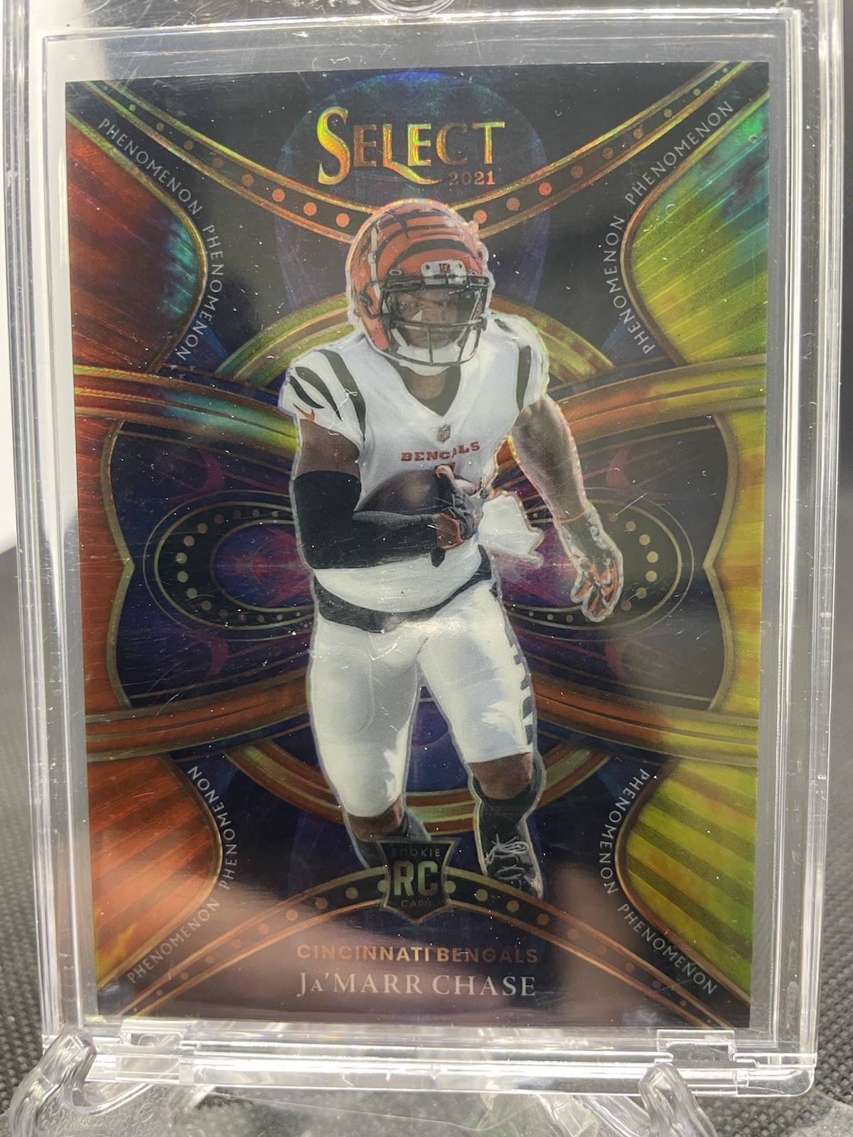 2021 select jamarr chase Phenomenon Tie Dye 18/25 #phe-18