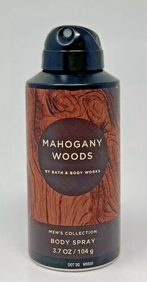 Bath & Body Works Men's Collection Mahogany Woods Body Spray NEW-FREE SHIPPING
