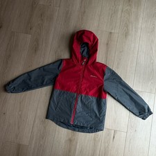 Eddie Bauer Youth 10-12 Lightweight Water Resistant Jacket Hood Dbl Zipper