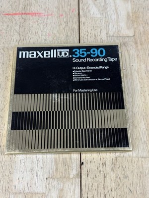 Vintage Maxell UD 35-90 Used Reel to Reel Tape 1800 ft Ultra Dynamic 1/4 
