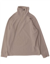 Colmar Herren Fleecepullover mit Reißverschluss am Ausschnitt mittelgrau Polyester AX07