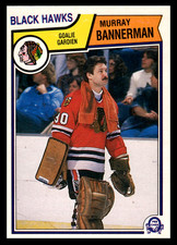 1983 O-PEE-CHEE Murray Bannerman #97 Chicago Blackhawks NHL Hockey Base Set 