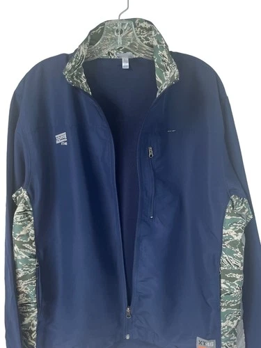 Soffe XT46 Zipper Jacket Mens Medium Blue New Camo Extreme Training image 5