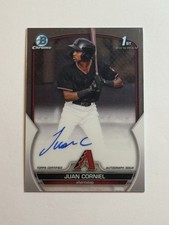 2023 Bowman Chrome 1st #CPA-JCL Juan Corniel Auto Diamondbacks Rookie