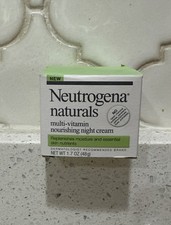 Neutrogena Naturals Multi-Vitamin Nourishing Night Cream 1.7oz Face NEW in Box