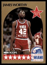 James Worthy 1990-91 Hoops #26 Lakers NBA READ FREE SHIPPING AutographDen
