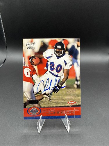 Chad Johnson [Autograph] #455 2001 Pacific card