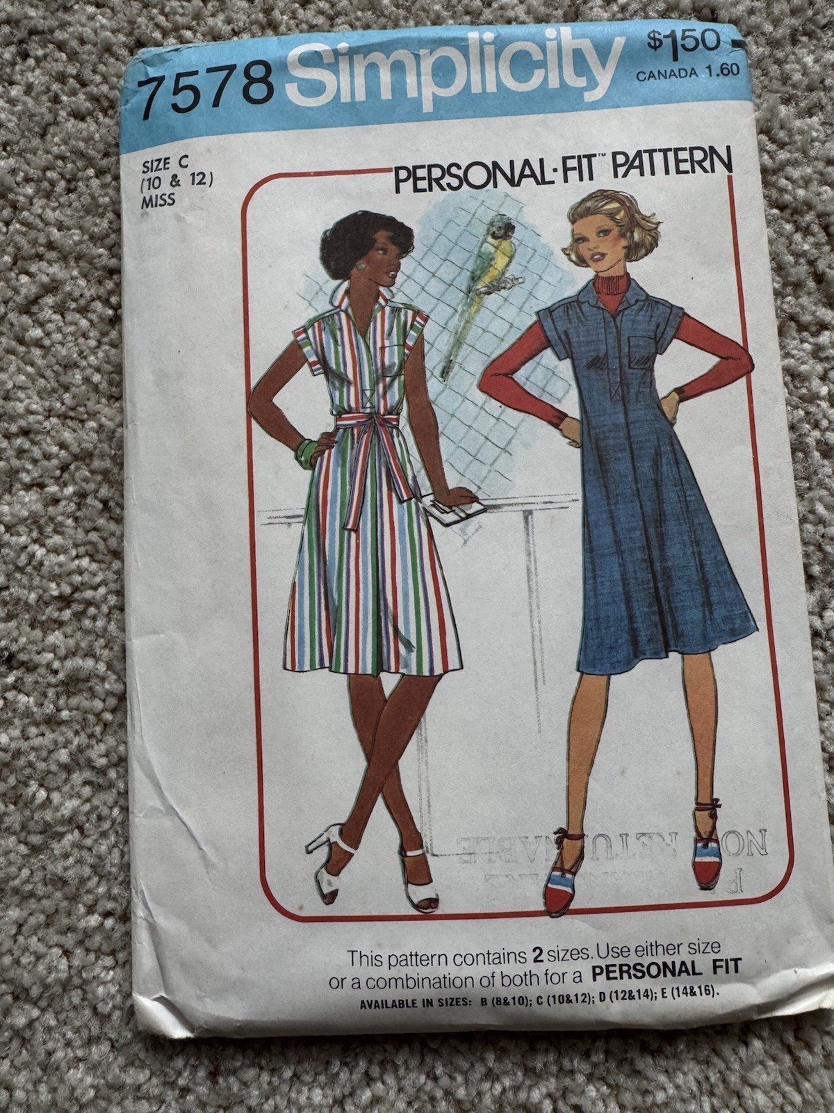 Lot Of 6 Vintage Retro 1960’s/70’s Dress Sewing Patterns BOHO Cottage Core Sz 10