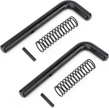 2 Pack Heavy Duty Steel Trailer Gate Spring Latch Pin For Utility Trailer Kit