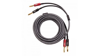 High-End Lautsprecherkabel Set, 4,5m, geschirmt, Stecker   ELAC R-SPW-15FT, NEU