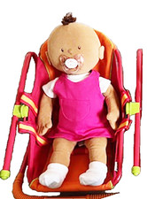 Krümel Mädchen Gr. 43 Jako-o neues Kleid + Wippe Tischsitz Autositz