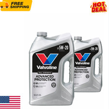 Pack of 2-Valvoline Advanced Protection Full Synthetic 5W-20 Motor Oil 5 Quart 21.58 per gallon