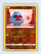 Nosepass 073/172 Carta Pokemon Stelle Brillanti Comuni Reverse Holo Leggermente Giocata