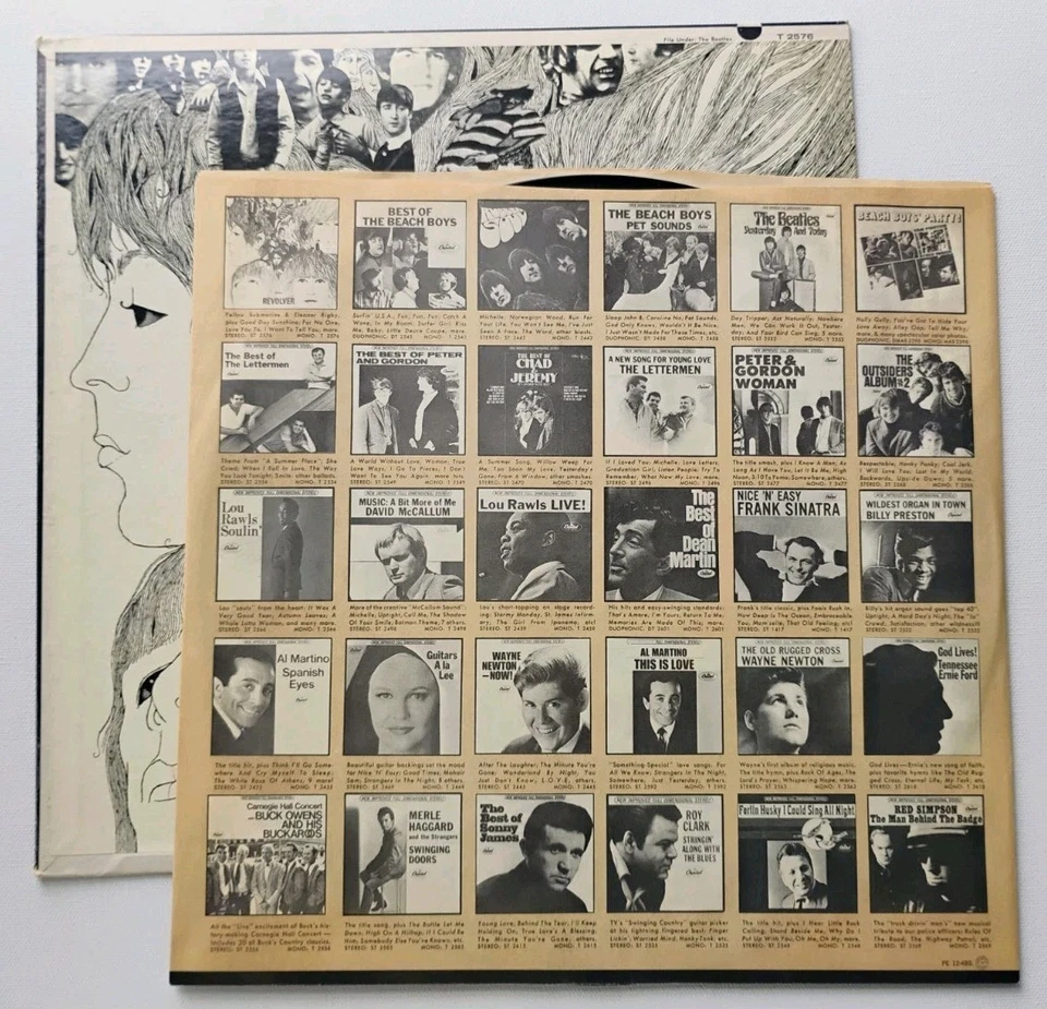 THE BEATLES: REVOLVER ORIGINAL CAPITOL RECORDS MONO VINYL LP T-2576 EXC Foto 4 de 4