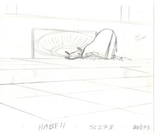 The Simpsons Original Production Animation Background Drawing Fox 2006 BK-013