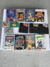 VINTAGE LOT NINTENDO NES N64 LOOSE COMPLETE UNTESTED GAMES CONTRA MARIO TETRIS